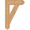 Ekena Millwork Traditional Arts & Crafts Smooth Bracket, Western Red Cedar, 5 1/2"W x 24"D x 36"H BKT06X24X36TRA03SWR - alternate 3